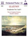 GLAZUNOV: Symphonies Nos. 3 and 9
